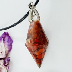 Orgonitové kyvadlo / amulet / přívěšek / talisman naplnění Orgonitové kyvadlo / amulet / přívěšek / talisman naplnění