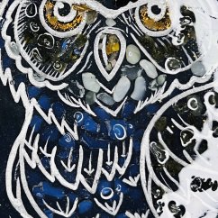 Energetický minerální obraz - Sova pro duchovní vedení