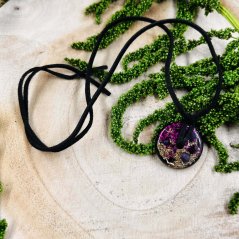 Orgonitový šperk / amulet / talisman s fluoritem - pro ochranu mysli, intuici a koncentraci