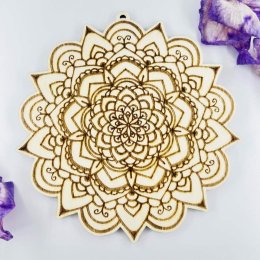 Dřevěná omalovánka - antistress mandala