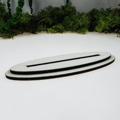 Dřevěný stojánek 12 cm – minimalistický stojan na dekorace, podtácky