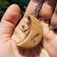 Wooden hand-carved jewelry - Crescent - protection, balance Wooden hand-carved jewelry - Crescent - protection, balance