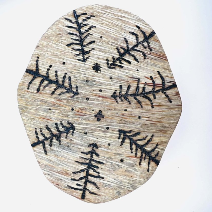 Kokosová kuksa - vlk v lese - malá