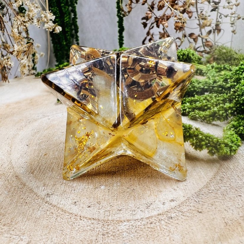 Orgonite merkaba - abundance, intention amplification