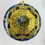 Orgonite harmonising pendant / amulet / talisman with yin yang for harmony and luck