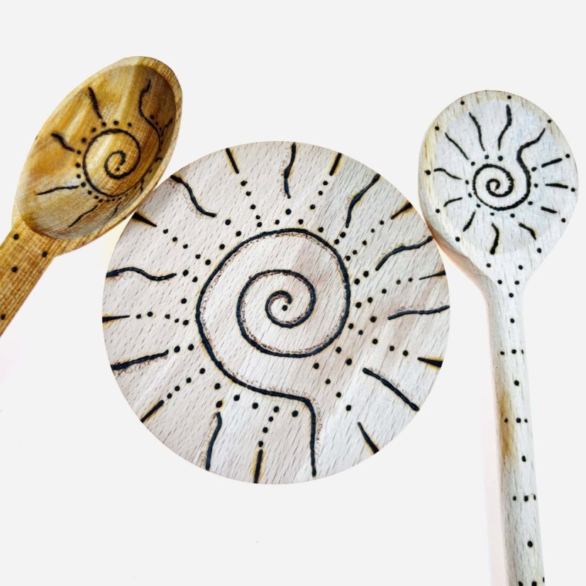 Set se sluneční spirálou