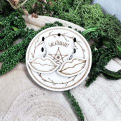 Autorské dřevěné náušnice - Pusinky Autorské dřevěné náušnice - Pusinky