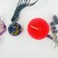 Orgonitový amulet - přívěsek - MODRÝ PŮLMĚSÍC