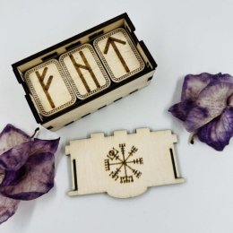 Autorské dřevěné runy z rodinné dílny GallaTerra