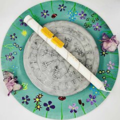 Přírodní rituální svíce - bílá - pro čistotu a ochranu