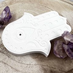 Podložka pod vonné tyčinky - ruka Fatimy - pro ochranu, štěstí a harmonii