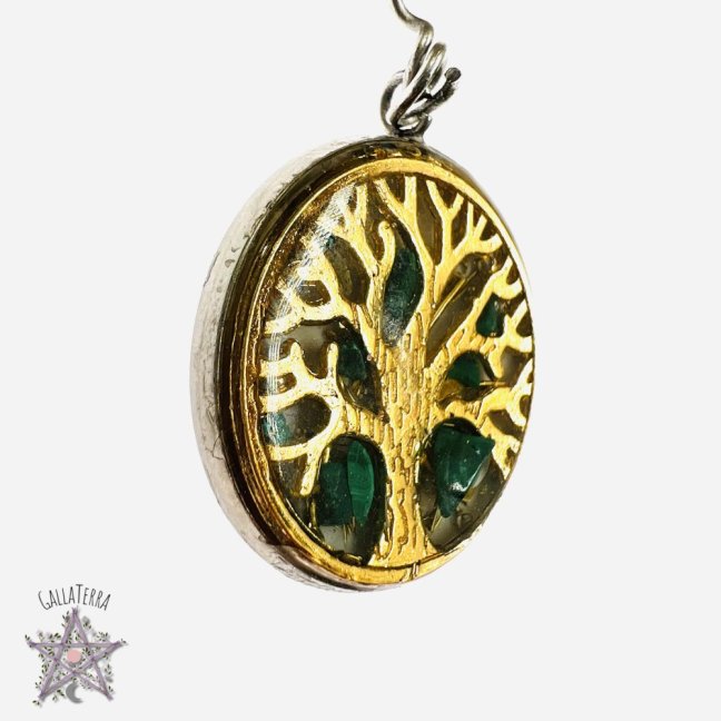 Orgonite necklace - tree of life - harmony, protection