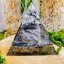 Orgonite pyramid for gentle transformation and concentration