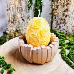 Přírodní svíce - žluté vejce - optimismus, radost