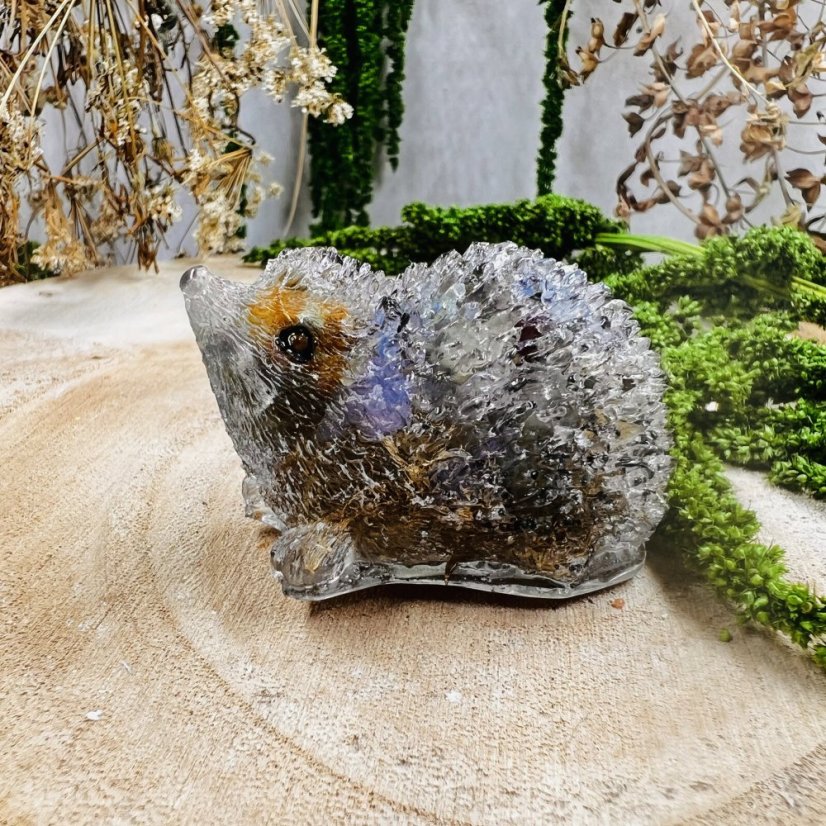 Orgonite hedgehog - peace, stability, protection