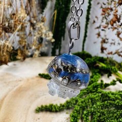 Orgonitová medúza / náhrdelník s měsíčním kamenem - plodnost, ženskou energii, jemnost