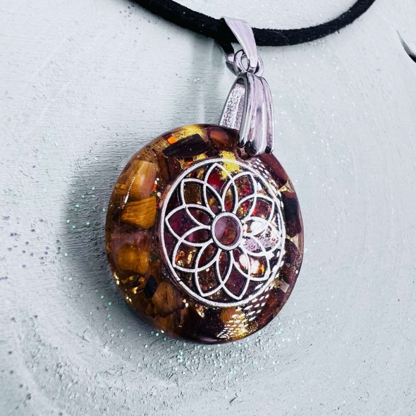 Orgonitový přívěšek / amulet / talisman - pro odvahu, odhodlání a sílu
