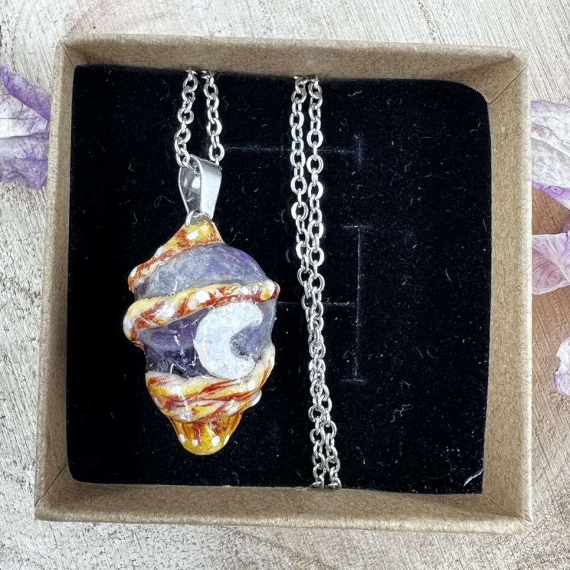 Autorský šperk s ametystem pro klid a harmonii