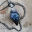 Orgonite pendulum / pendant with rock crystal - for intuition, cleansing and protection