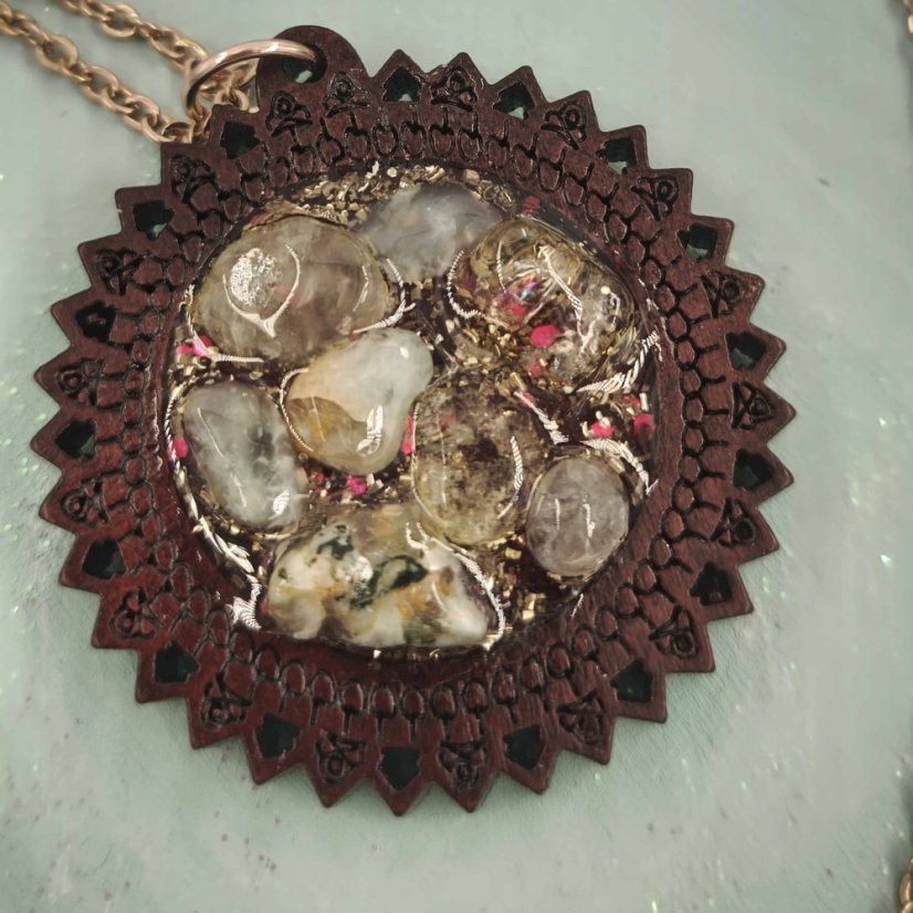 Orgonitový přívěšek / amulet / talisman pro štěstí, klid a harmonii