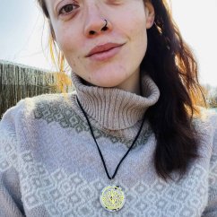 Orgonitový přívěšek - lotos - vášeň, odvaha