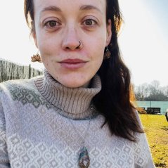 Autorské dřevěné náušnice - Lotosové květy - pro růst a harmonii