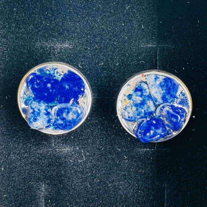 Orgonite earrings for health