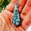 Orgonite pendulum - blue turquoise - communication & protection Orgonite pendulum - blue turquoise - communication & protection