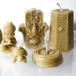 Domácí harmonizační svíčky z včelího vosku