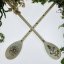 Magic wooden spoons thistle and chamomile Magic wooden spoons thistle and chamomile