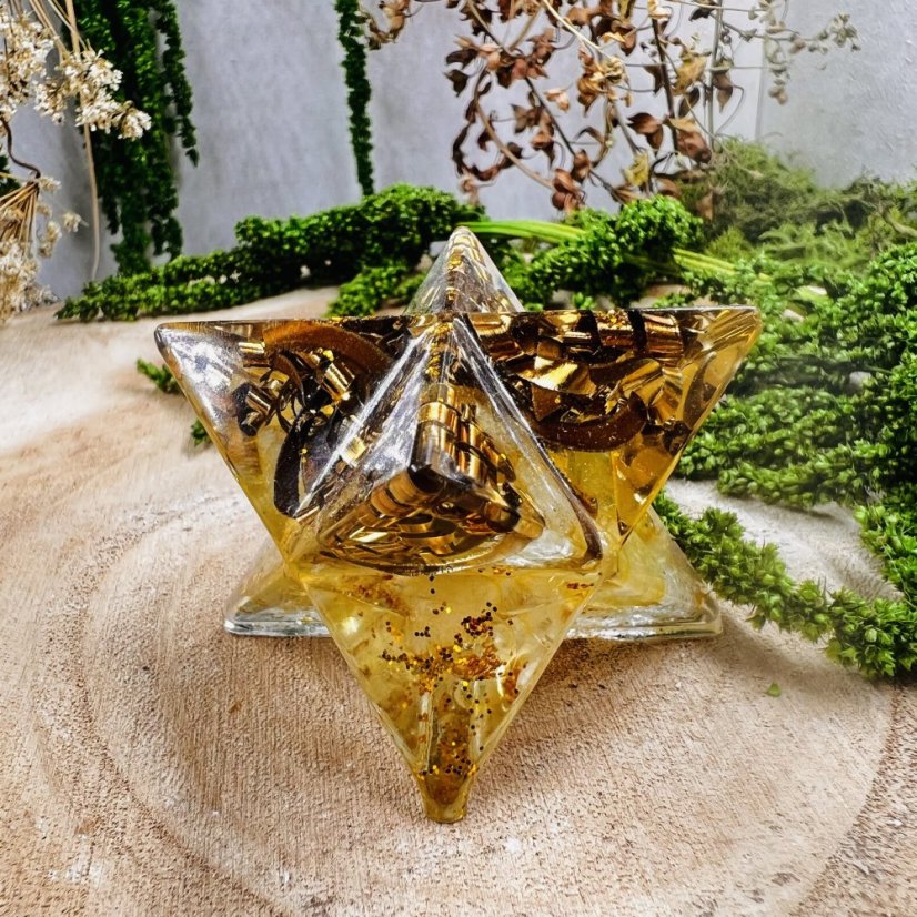 Orgonite merkaba - abundance, intention amplification