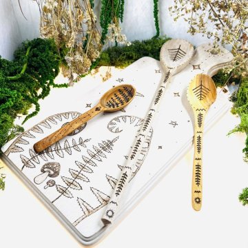 Hand-fired wooden cutting boards