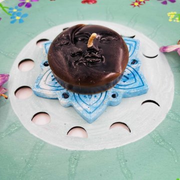 Magická podložka pod svíčku - mandala pro úspěch