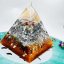 Orgonite pyramid for abundance, joy
