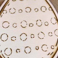 Autorská dekorace - Vejce - velké s kolečky