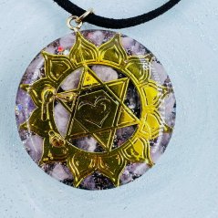 Orgonite pendant / amulet / talisman - for love and harmonious relationships