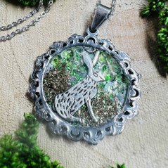 Orgonitový náhrdelník - zajíc, olivín - obnova, vitalita