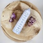 Přírodní rituální svíce - modrá - pro intuici, komunikaci a vnitřní klid