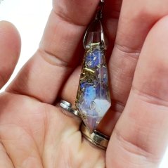 Malé orgonitové kyvadlo - opály - emoce & vnímání signálů