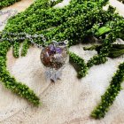 Orgonitová medúza / náhrdelník s fluoritem - pro jasnost a vnímání souvislostí