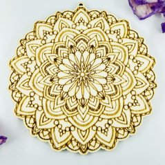 Dřevěná omalovánka - mandala č.2