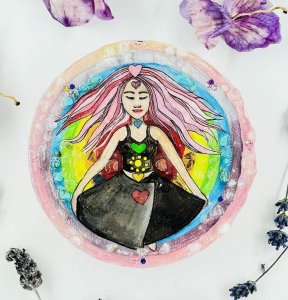 Harmonizační obraz celočakrová víla