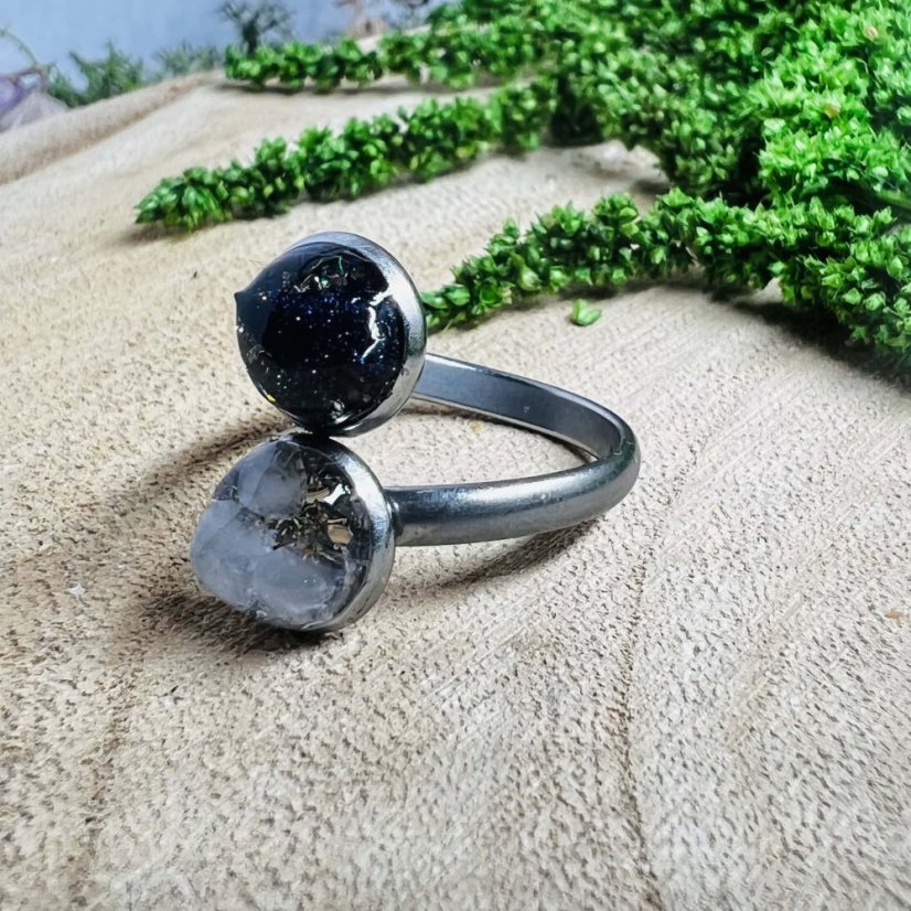 Orgonite bracelet - blue sandstone - self-confidence, stability