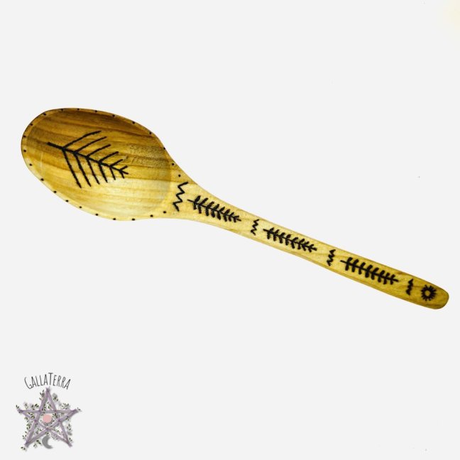 Wooden spoon - protorunes - large