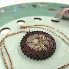 Orgonite pendant / amulet / talisman for luck, peace and harmony