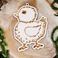 Autorská dekorace - Kuřátko - velké