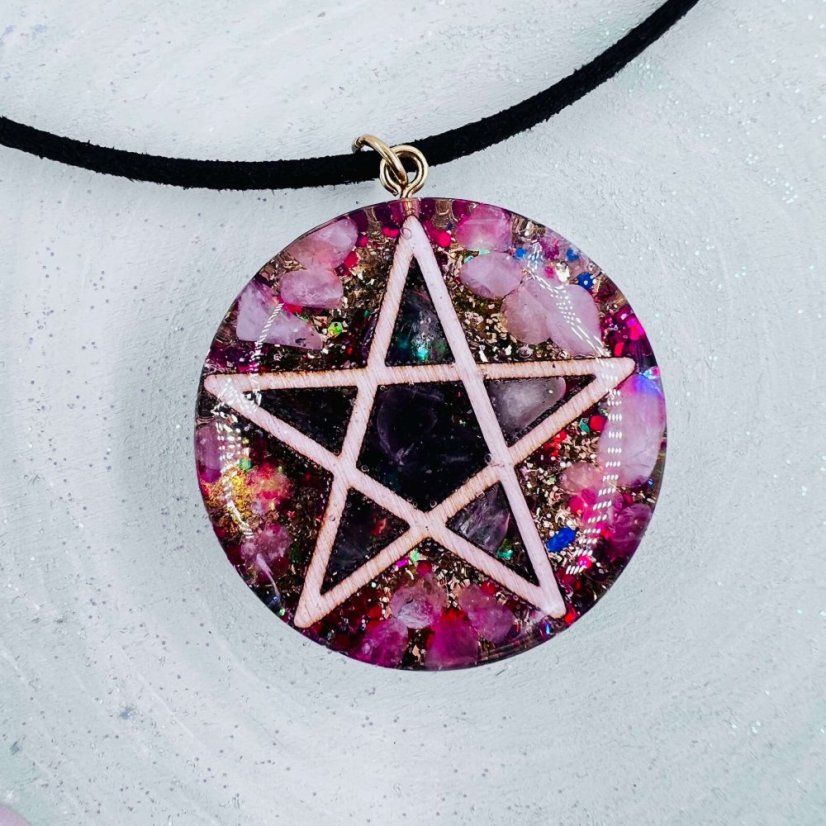 Orgonitový přívěšek / amulet / talisman - pro odstranění negativních vlivů a harmonizaci