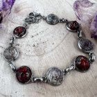 Orgonitový náramek - jaspis, fluorit - pro odvahu a vitalitu