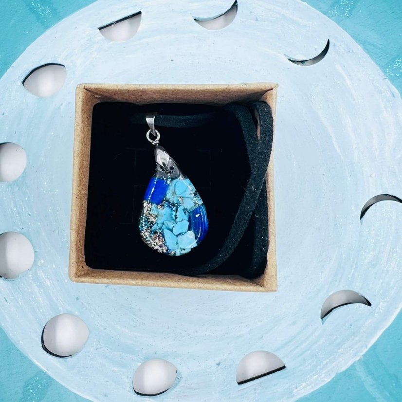 Orgonitový přívěšek / amulet / talisman - pro pravdu, ochranu a klid