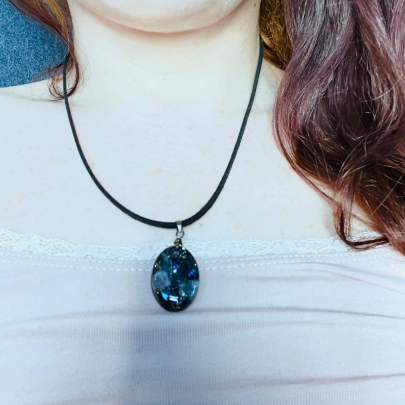 Orgonitový přívěšek / amulet / talisman - pro zklidnění mysli a soustředění